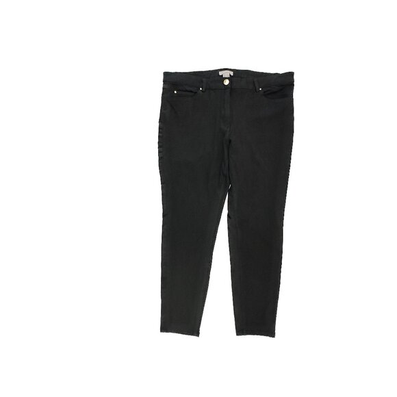 H&M Skinny Women's size 14 Black Knit Chino Pants - Picture 1 of 5